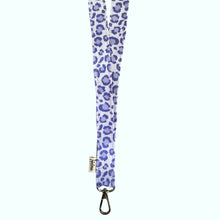  Lanyard Animal Print Blue