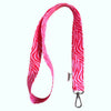 Lanyard Animal Print Cebra Fucsia