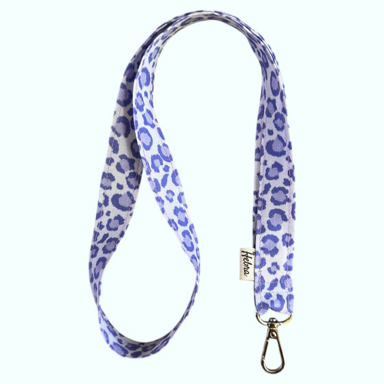 Lanyard Animal Print Blue